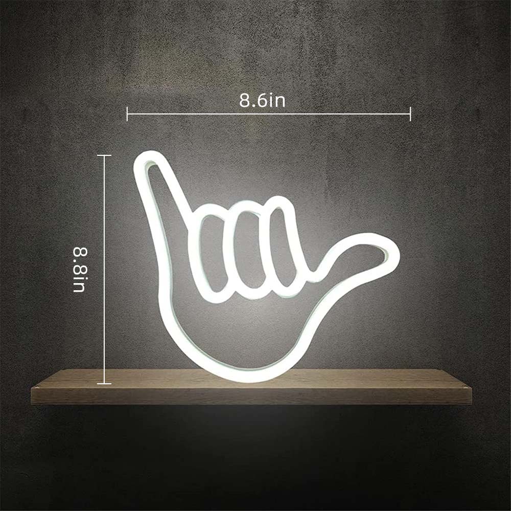 Shaka hand neon