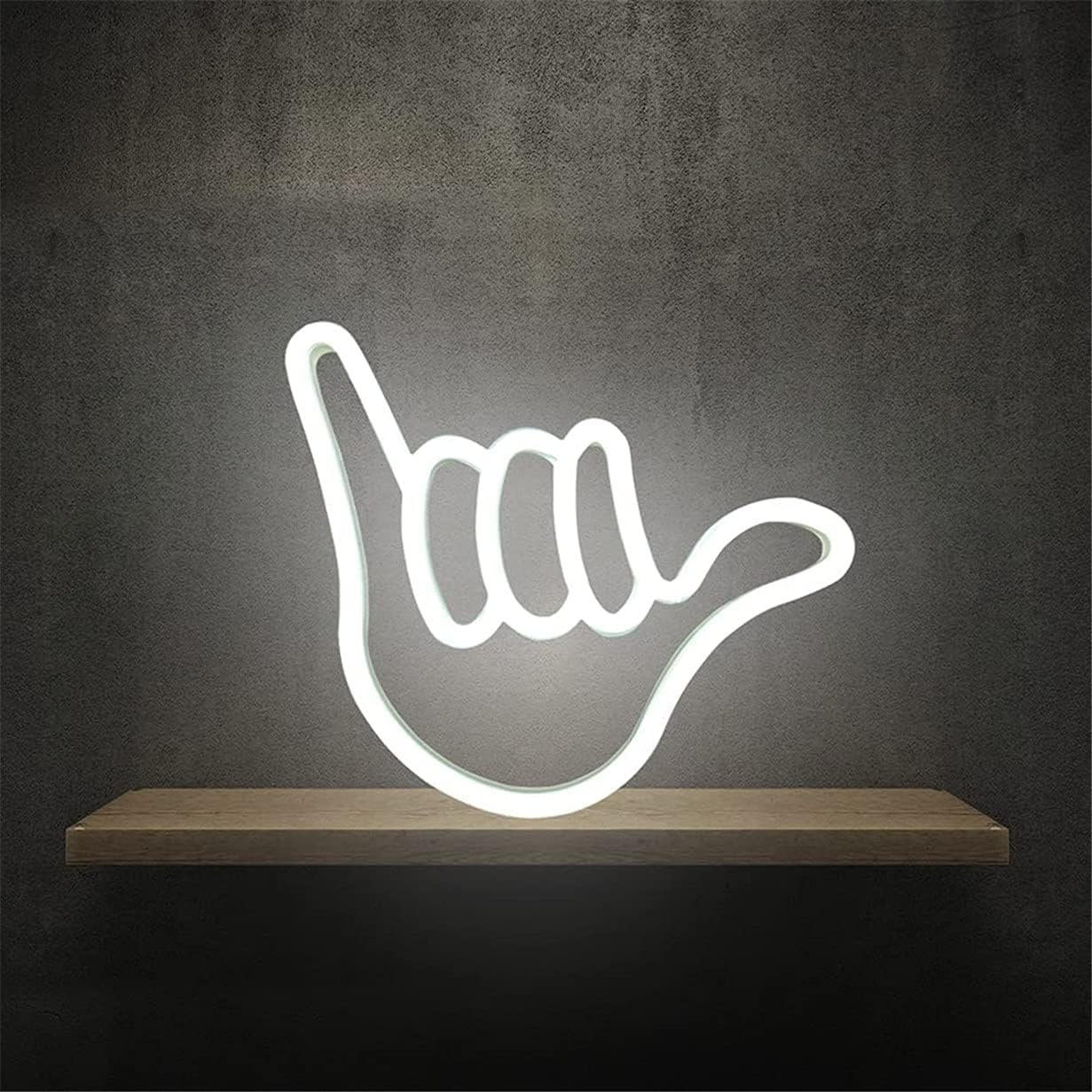 Shaka Hand Neon Light