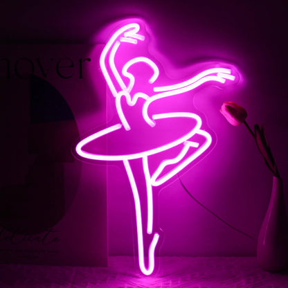 Ballet Girl Neon Sign