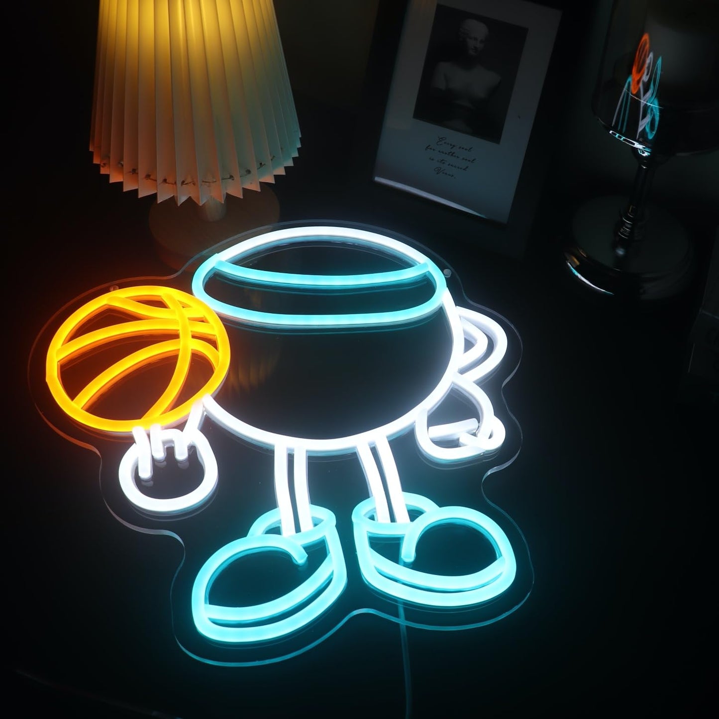 Basketball Boy Neon Light