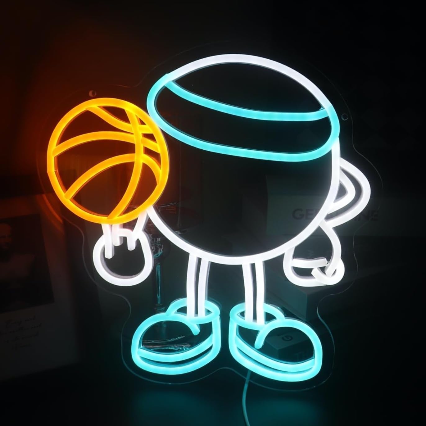 Basketball Boy Neon Sign