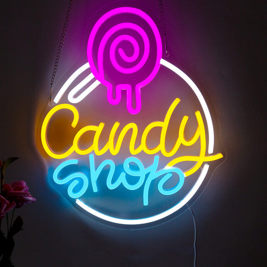 Candy Shop Neon Sign