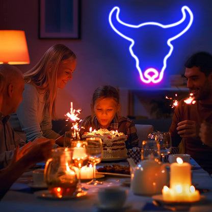 Cow Neon Light for Home