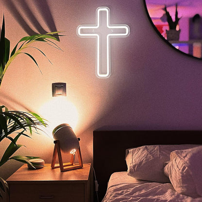 Cross Neon Light