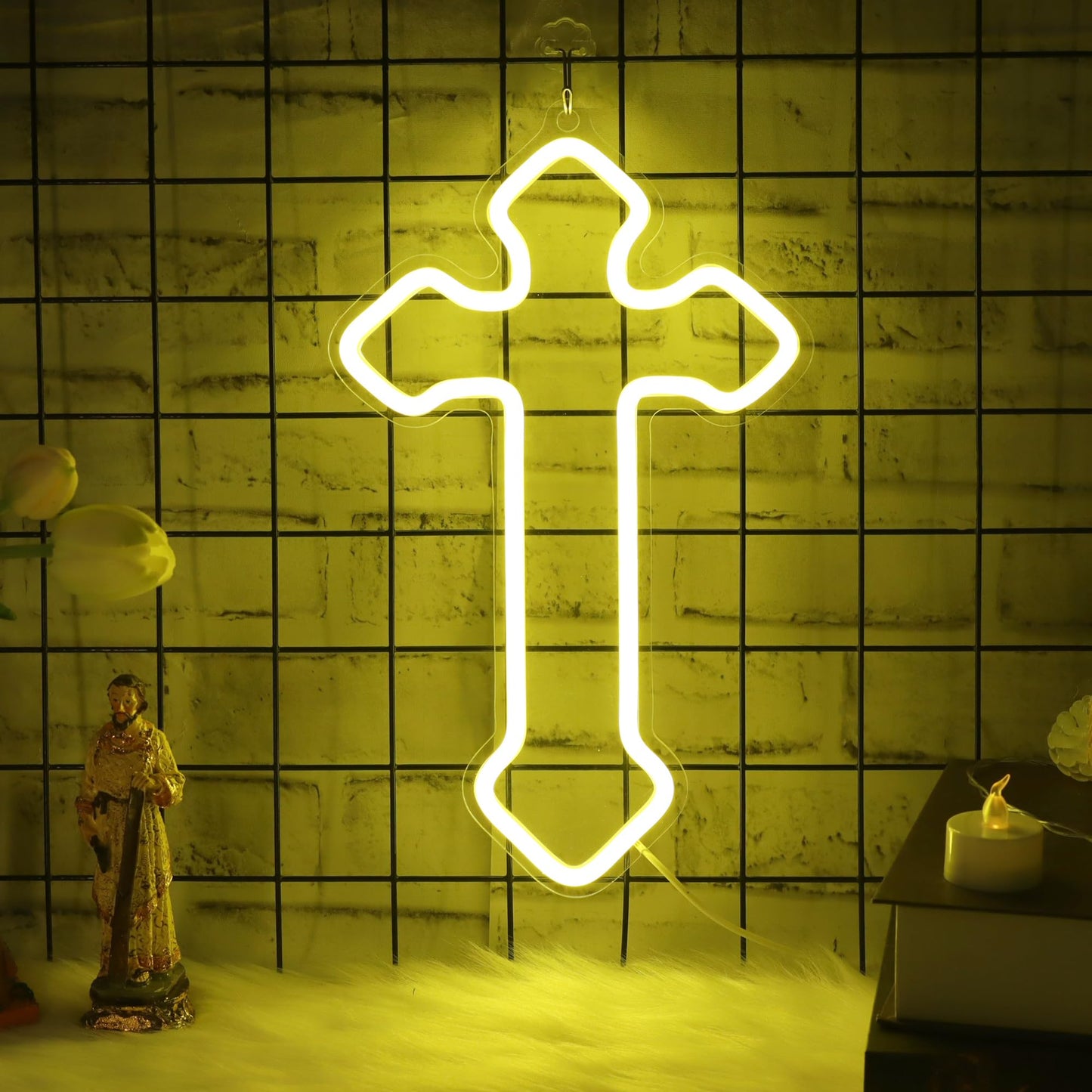 Cross Neon Sign for Home