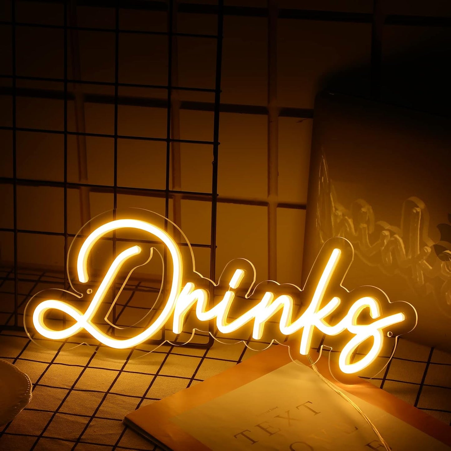 Drinks Neon Sign for Bars