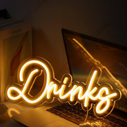 Drinks Neon Sign