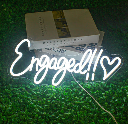 Engaged neon light