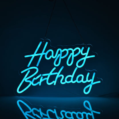 Happy Birthday Neon Sign