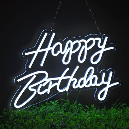 Happy Birthday Neon Sign