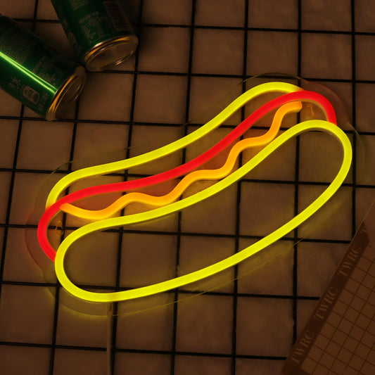 Hot Dog Neon Sign