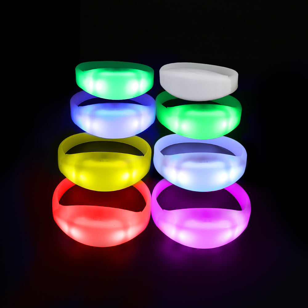 500PCS/Lot Light Up Wristbands Festival Concert Party Wedding Event DMX Pulsera Remote Controlled Xylobands Bracelets LED