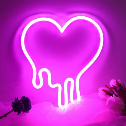 Melting Heart Neon Sign