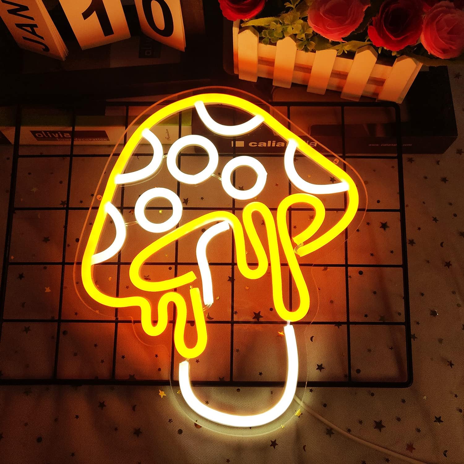 Mushroom Neon Sign for Home