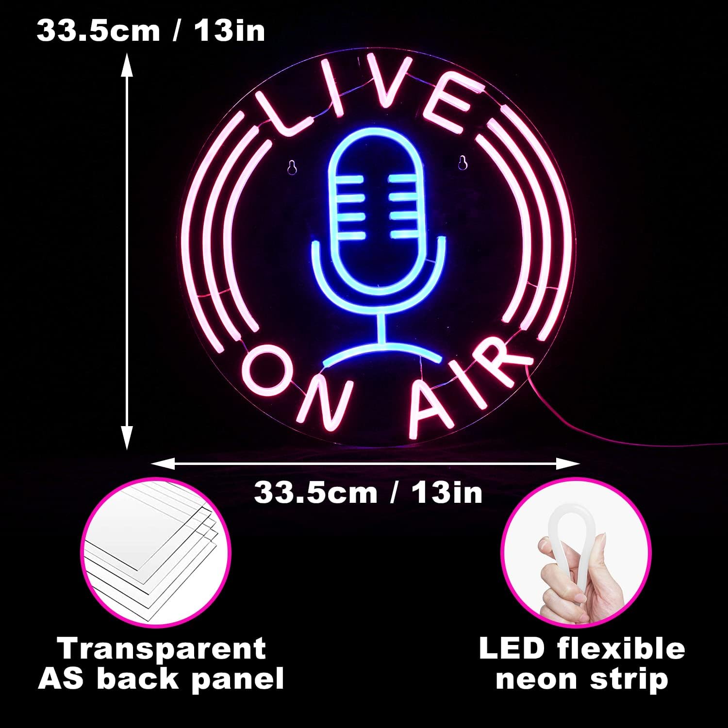 Musical LIVE AIR ON Neon Light