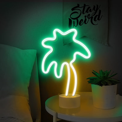 Palm Tree Desk Neon Decoration