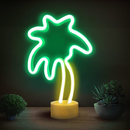 Palm Tree Desk Neon Sign