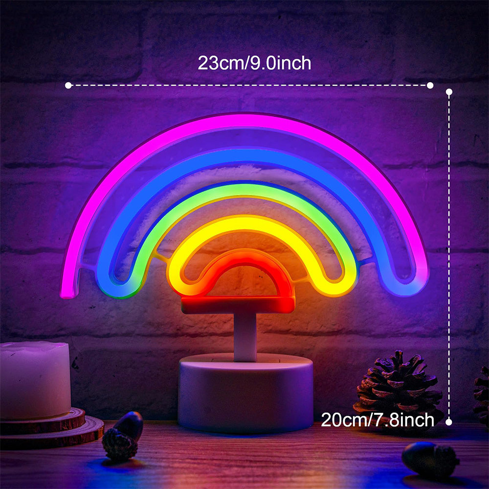 Rainbow Desk Neon Light