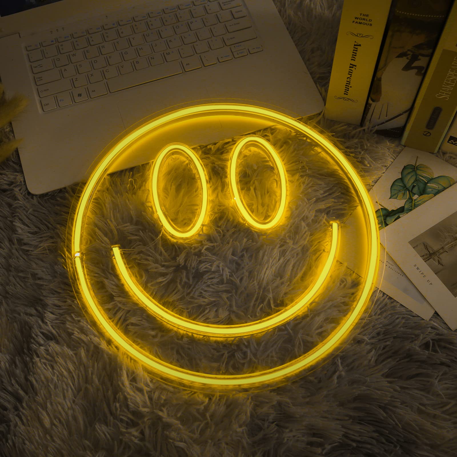 Smile Neon Sign for Home