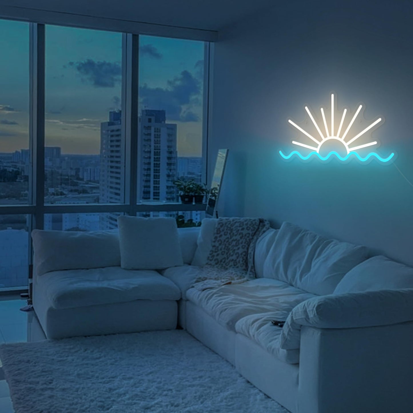 Sunset neon decoration