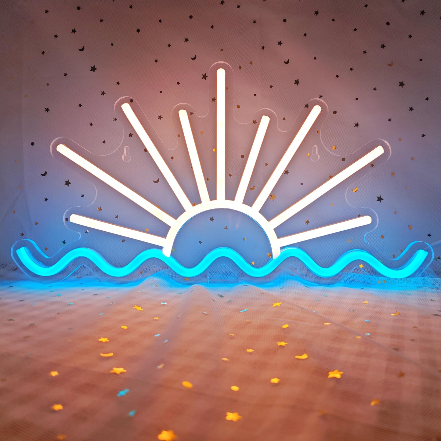 Sunset neon sign